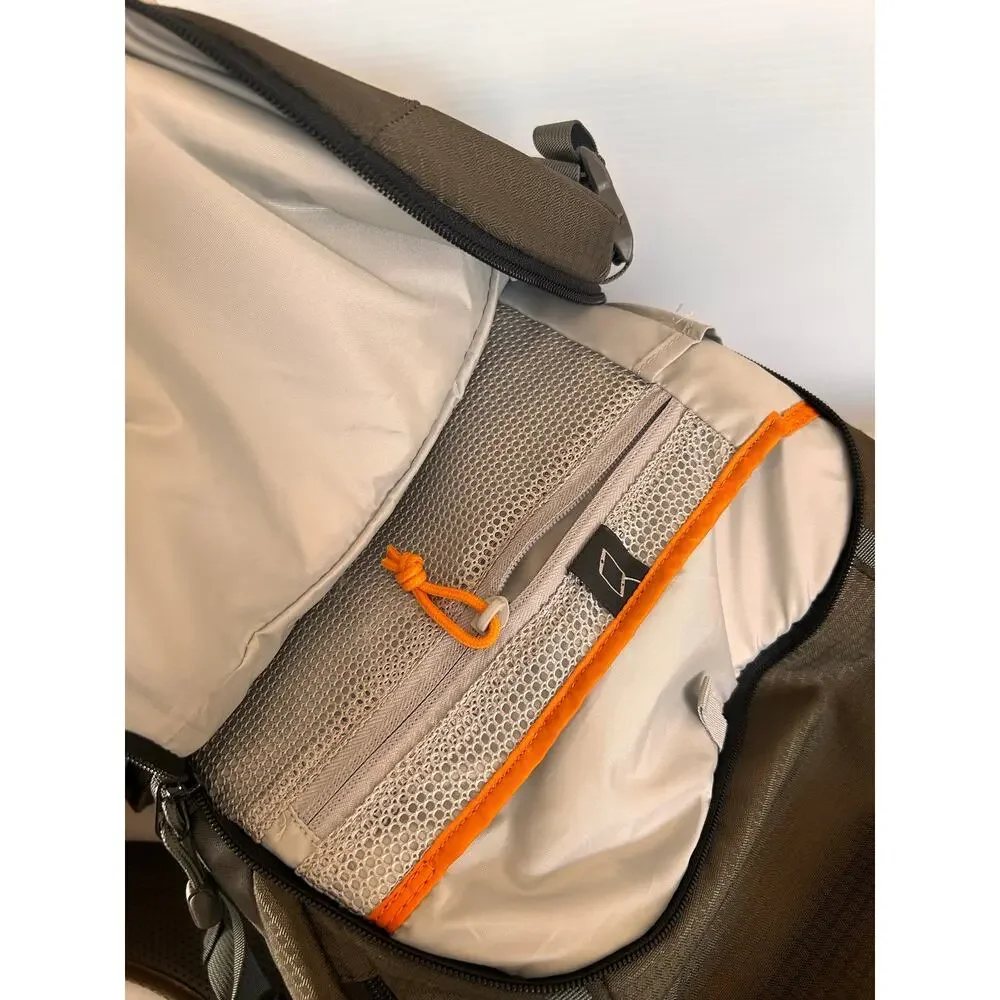 Lowepro Flipside Trek BP 450 AW DSLR Camera Hiking Backpack Gray Green